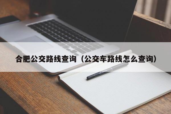 合肥公交路线查询（公交车路线怎么查询）